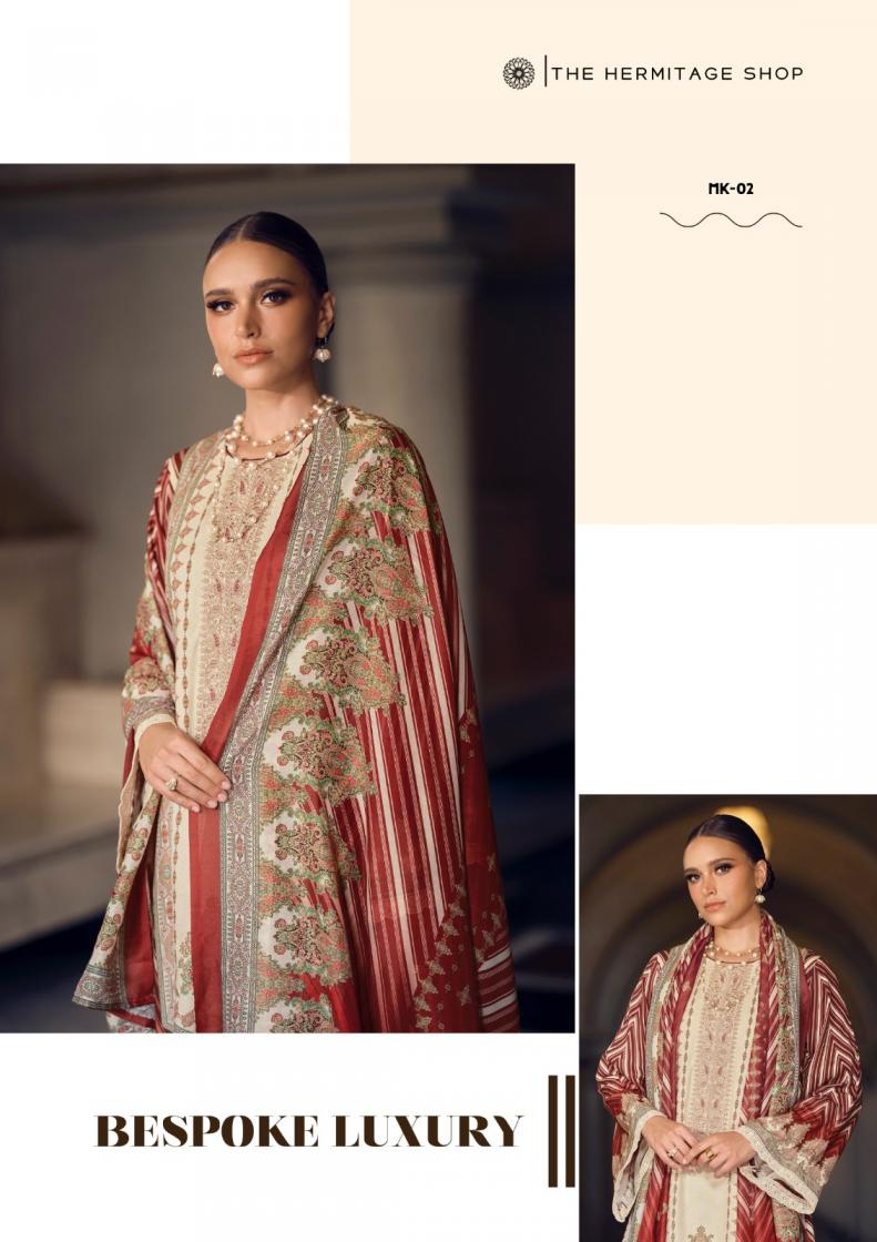 THE HERMITAGE MARRAKESH DALIY WEAR PAKISTANI PRINT LADIES SUIT