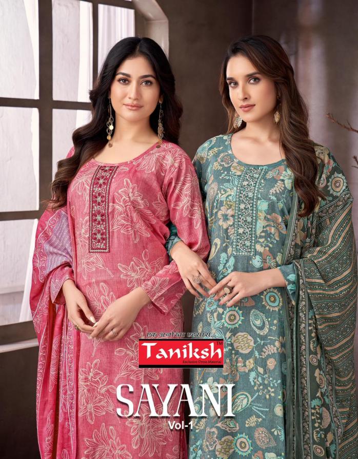 SAYANI VOL 1 BY TANIKSH FULLY STITCHED TOP WITH BOTTOM AND DUPATTA