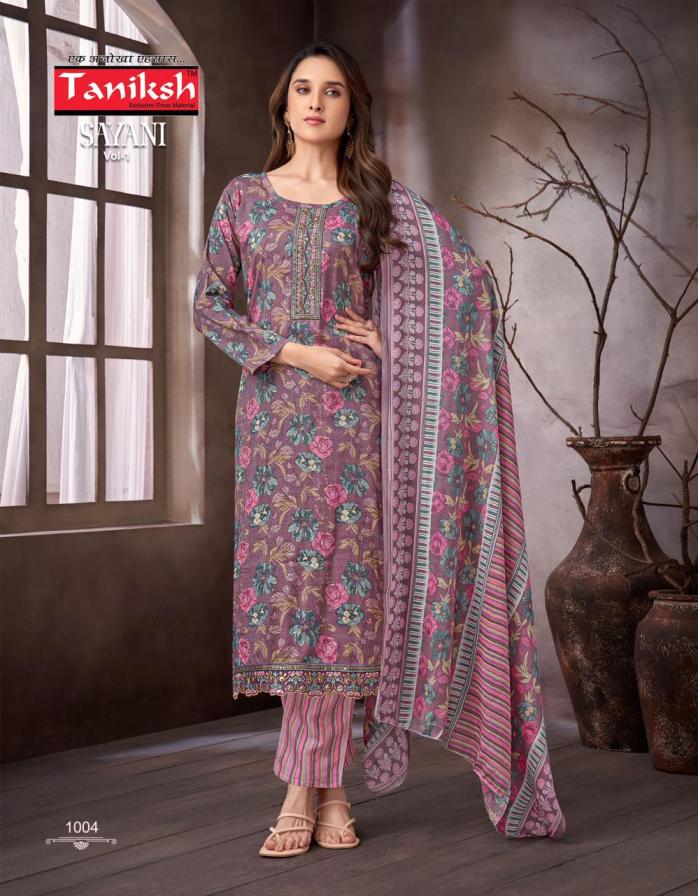 SAYANI VOL 1 BY TANIKSH FULLY STITCHED TOP WITH BOTTOM AND DUPATTA