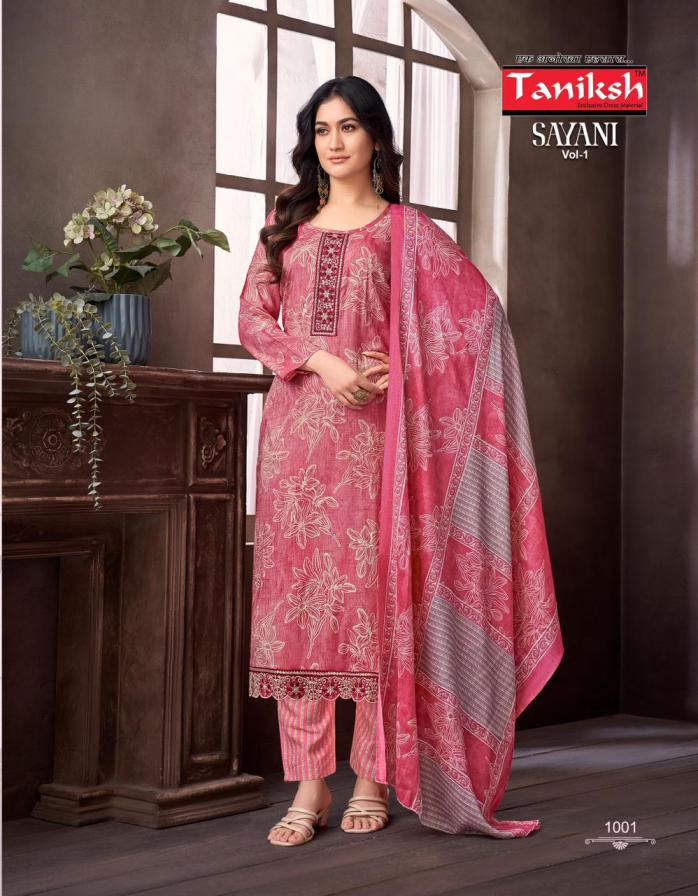 SAYANI VOL 1 BY TANIKSH FULLY STITCHED TOP WITH BOTTOM AND DUPATTA