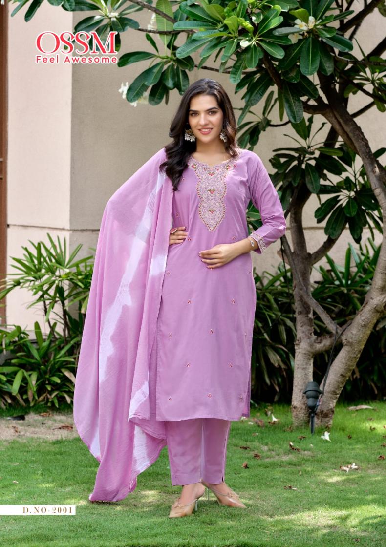 OSSM MANTRA VOL 2 PURE COTTON 3PCS BIG SIZE READYMADE SETS