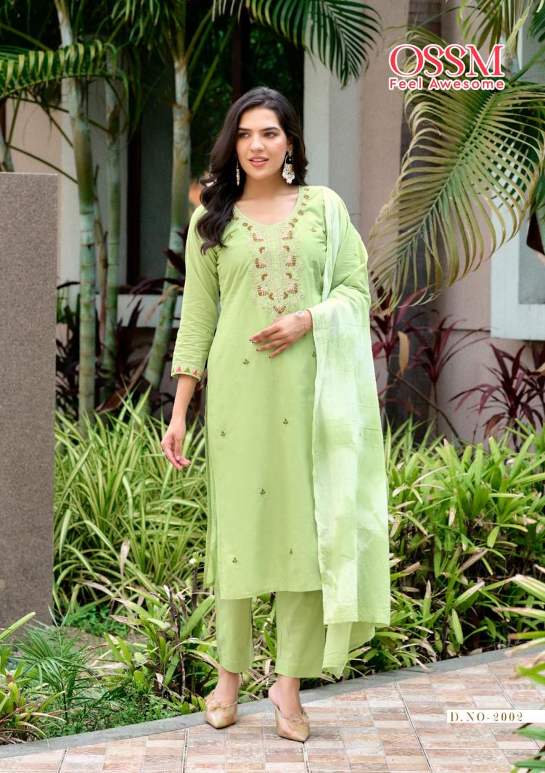 OSSM MANTRA VOL 2 PURE COTTON 3PCS BIG SIZE READYMADE SETS