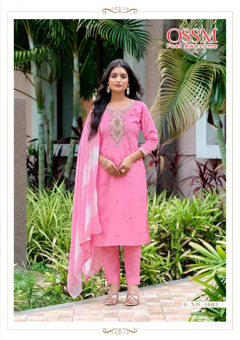 OSSM MANTRA VOL 2 PURE COTTON 3PCS BIG SIZE READYMADE SETS