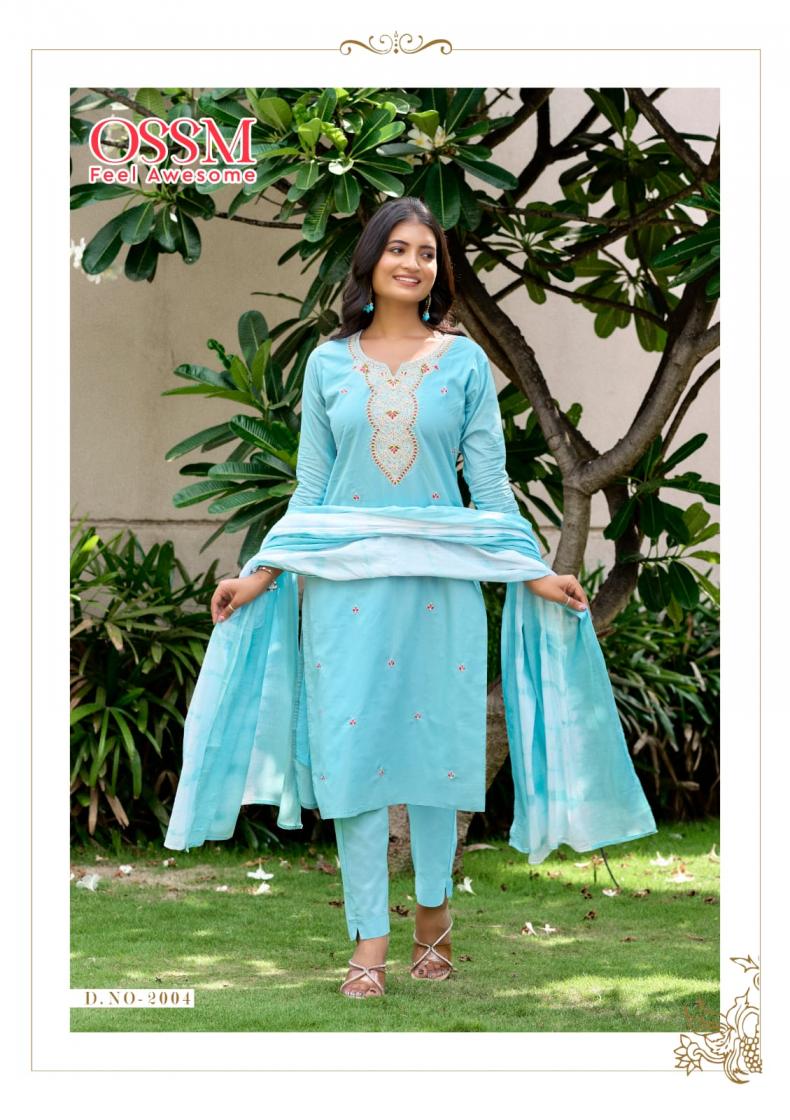 OSSM MANTRA VOL 2 PURE COTTON 3PCS BIG SIZE READYMADE SETS