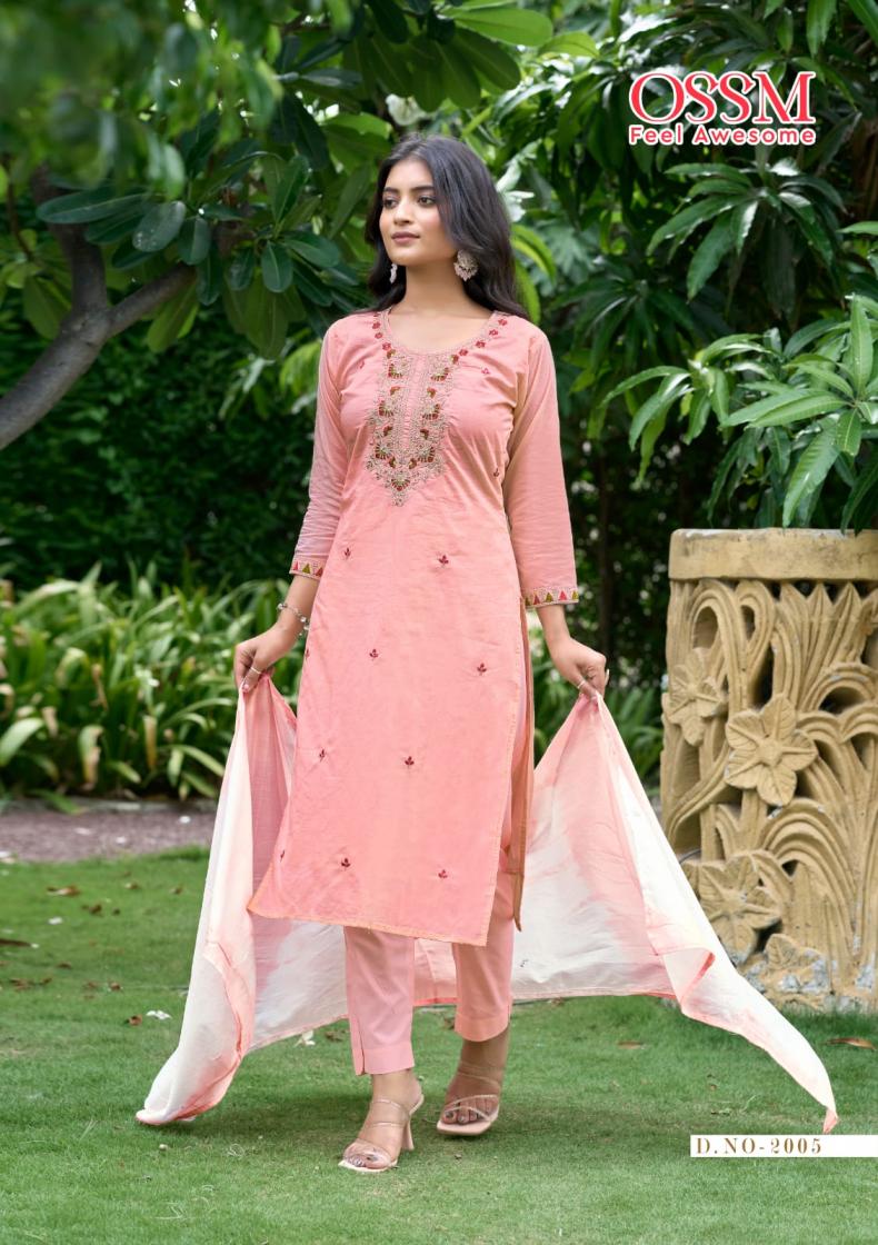 OSSM MANTRA VOL 2 PURE COTTON 3PCS BIG SIZE READYMADE SETS