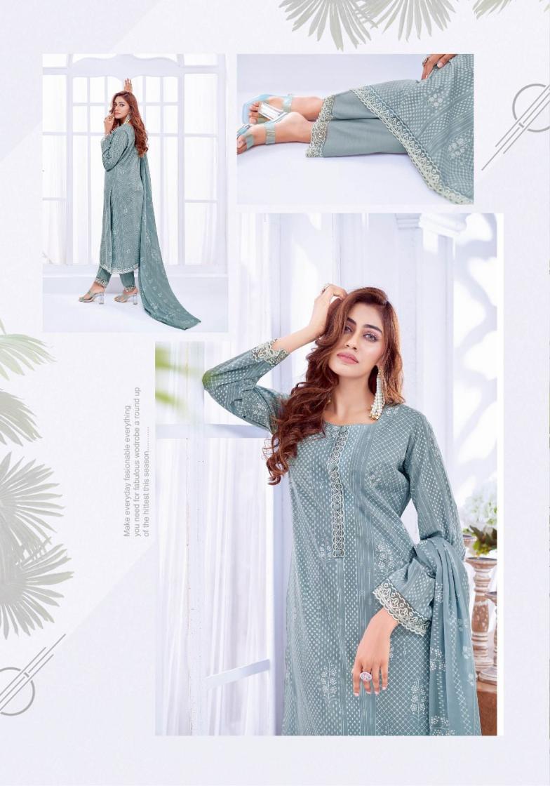 SURYAJYOTI KASHVI VOL 1 CAMBRIC COTTON PRINTED REGULAR UNSTITCHED SUITS