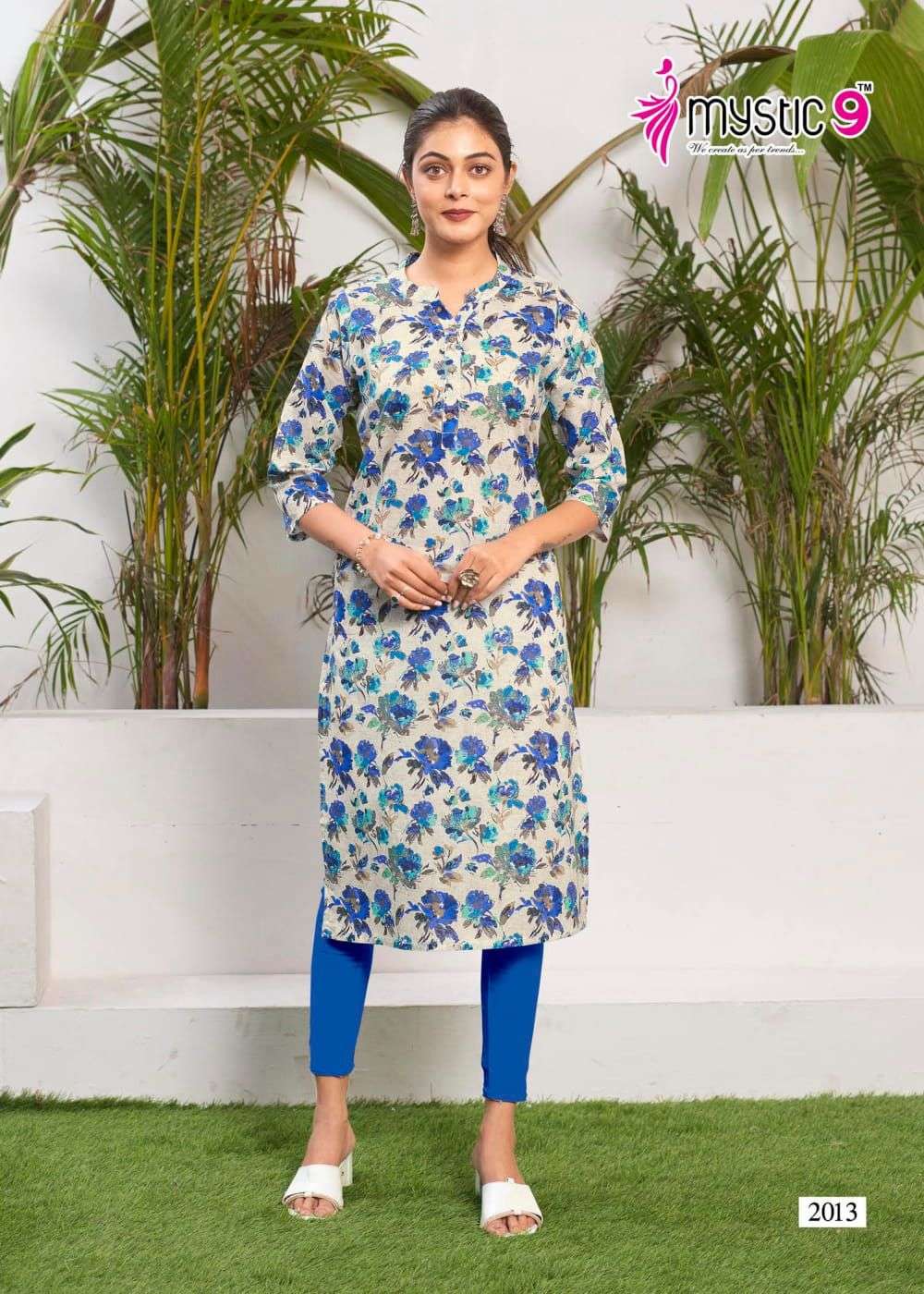 SUMMER COOL VOL 2 BY MYSTIC 9 CAMRIC FULLY STITCH LONG KURTIS SUPPLIER