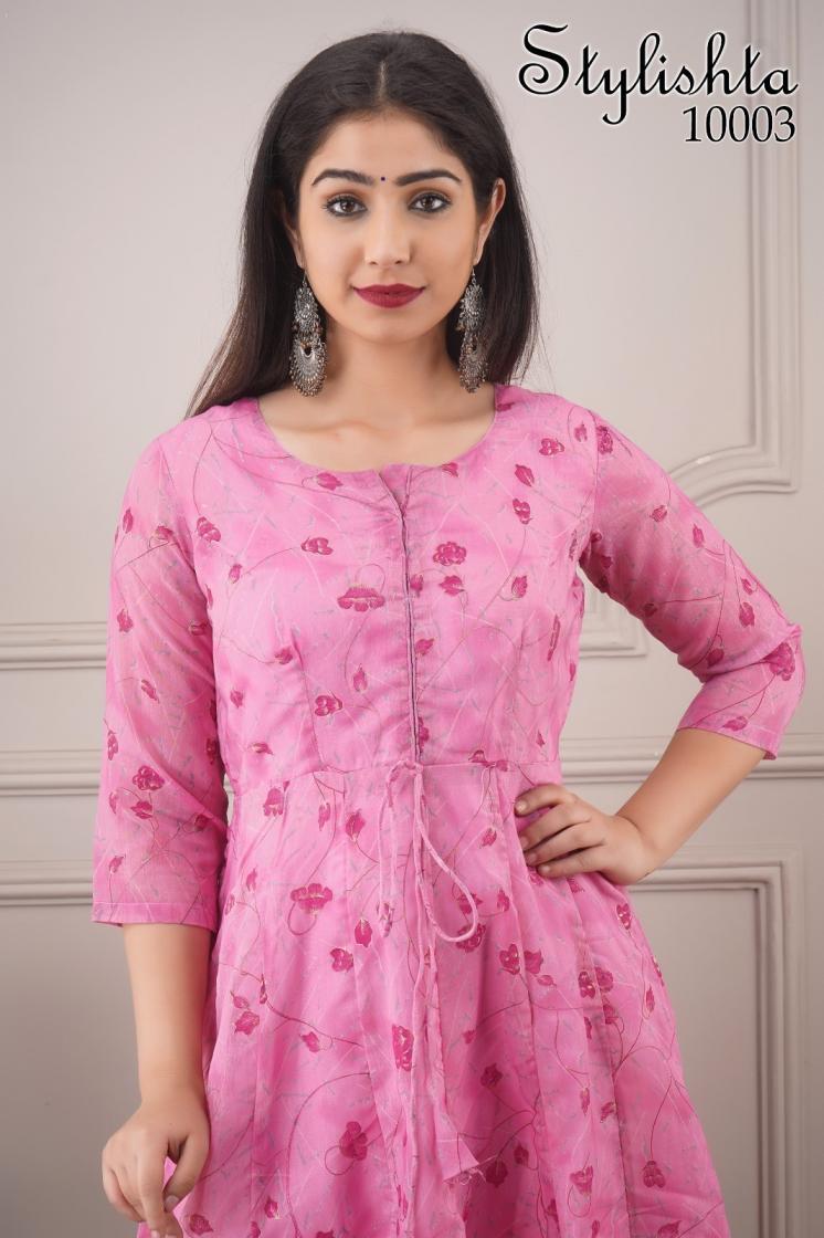 STYLISHTA SUMMER DRESS PURE MUSLIN HOUSEWEAR WOMEN LONG DRESS