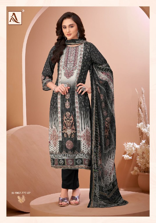 ALOK SUITS BLACK MIRROR WHOLESALE PURE VISCOSE MASLIN DIGITAL PRINT WITH HAND WORK CLASSIC PAKISTANI SUITS