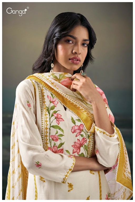 GANGA KAISHA S3639 WHOLESALE PREMIUM PURE BEMBERG SILK DESIGNER SUITS