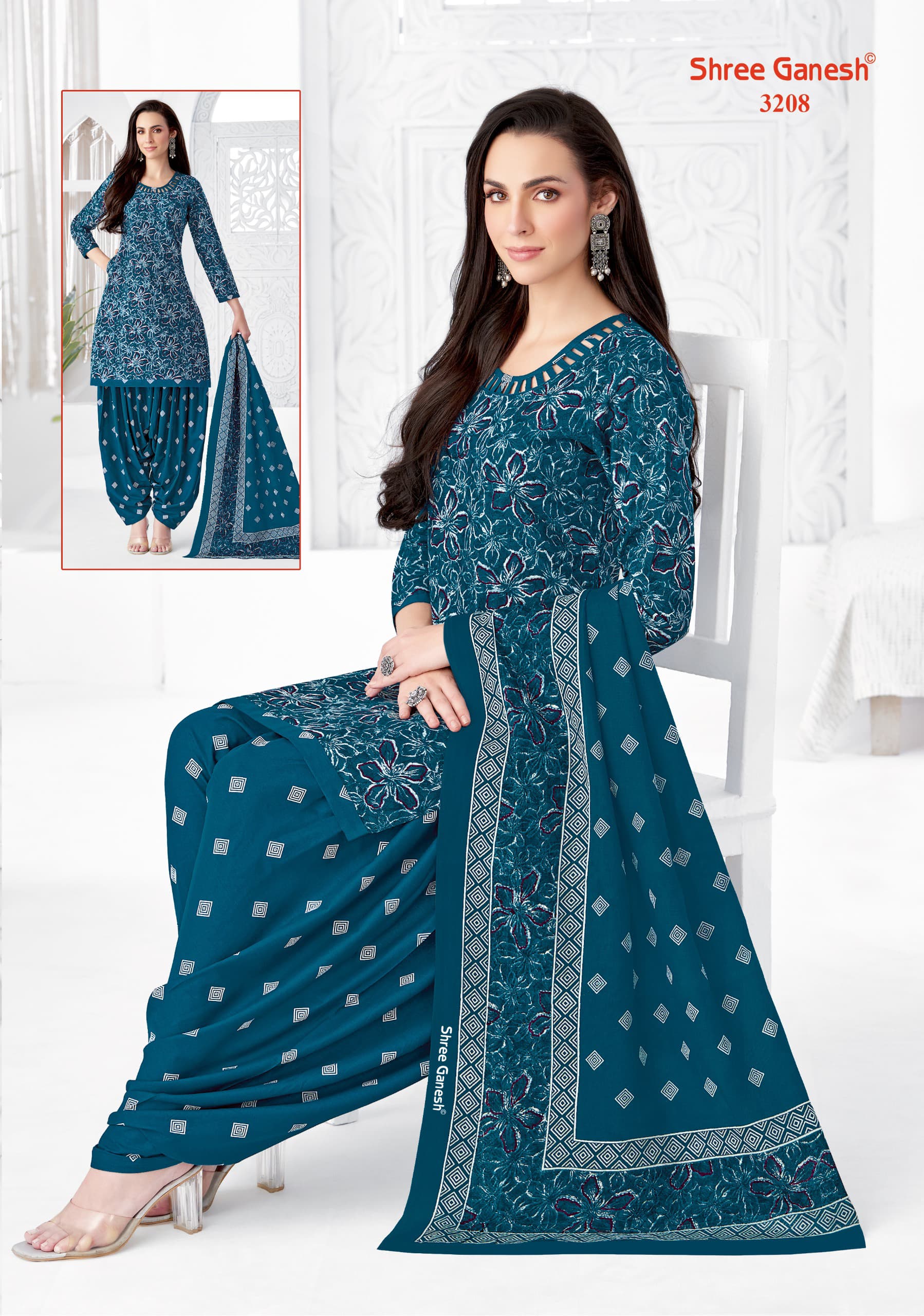 SHREE GANESH HANSIKA SPECIAL VOL-2 WHOLESALE PURE COTTON PRINTED DRESS MATERIAL