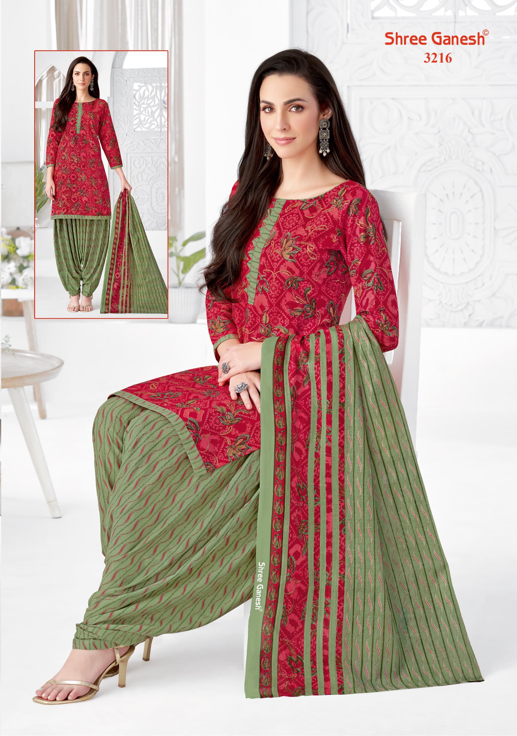 SHREE GANESH HANSIKA SPECIAL VOL-2 WHOLESALE PURE COTTON PRINTED DRESS MATERIAL
