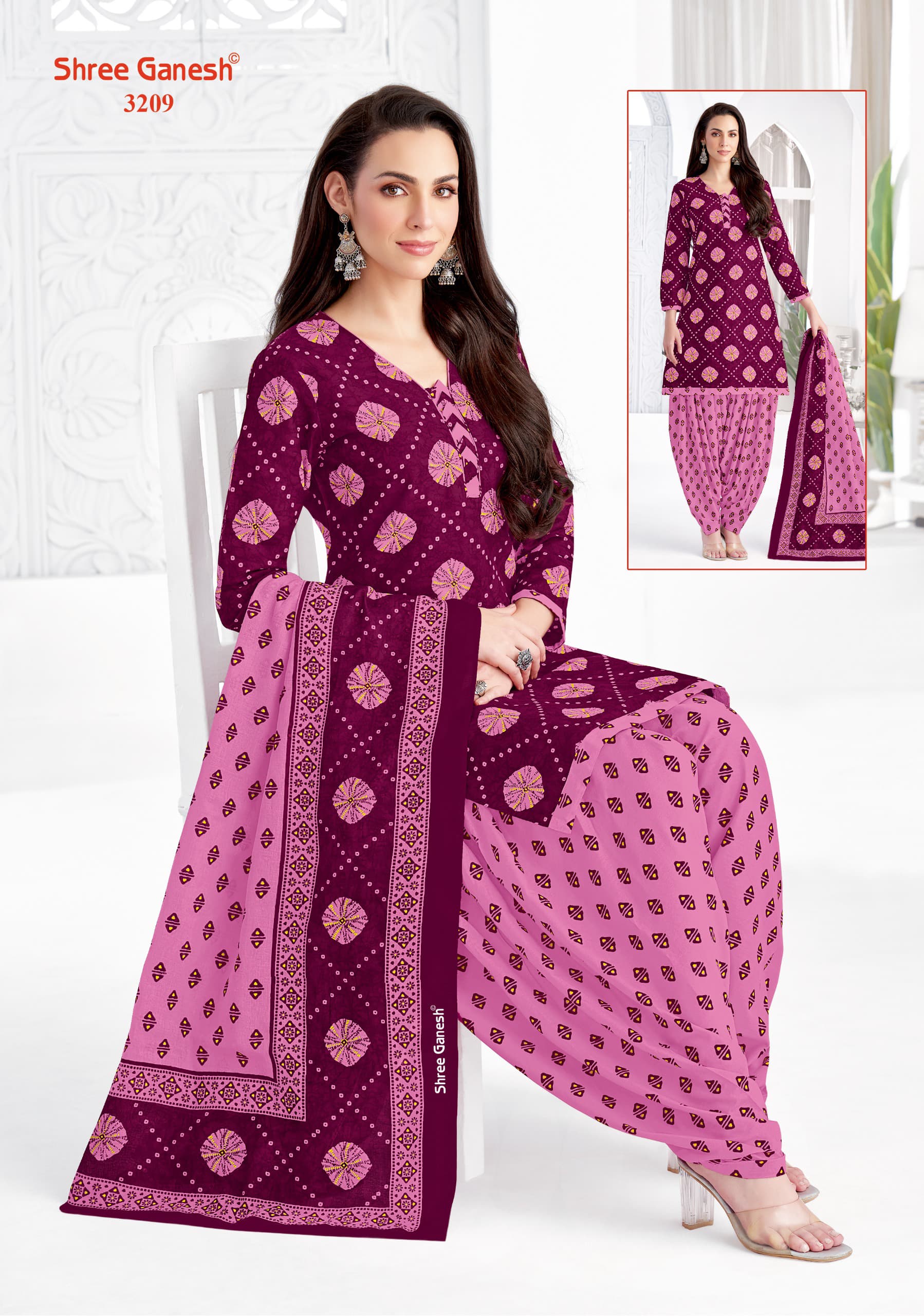 SHREE GANESH HANSIKA SPECIAL VOL-2 WHOLESALE PURE COTTON PRINTED DRESS MATERIAL
