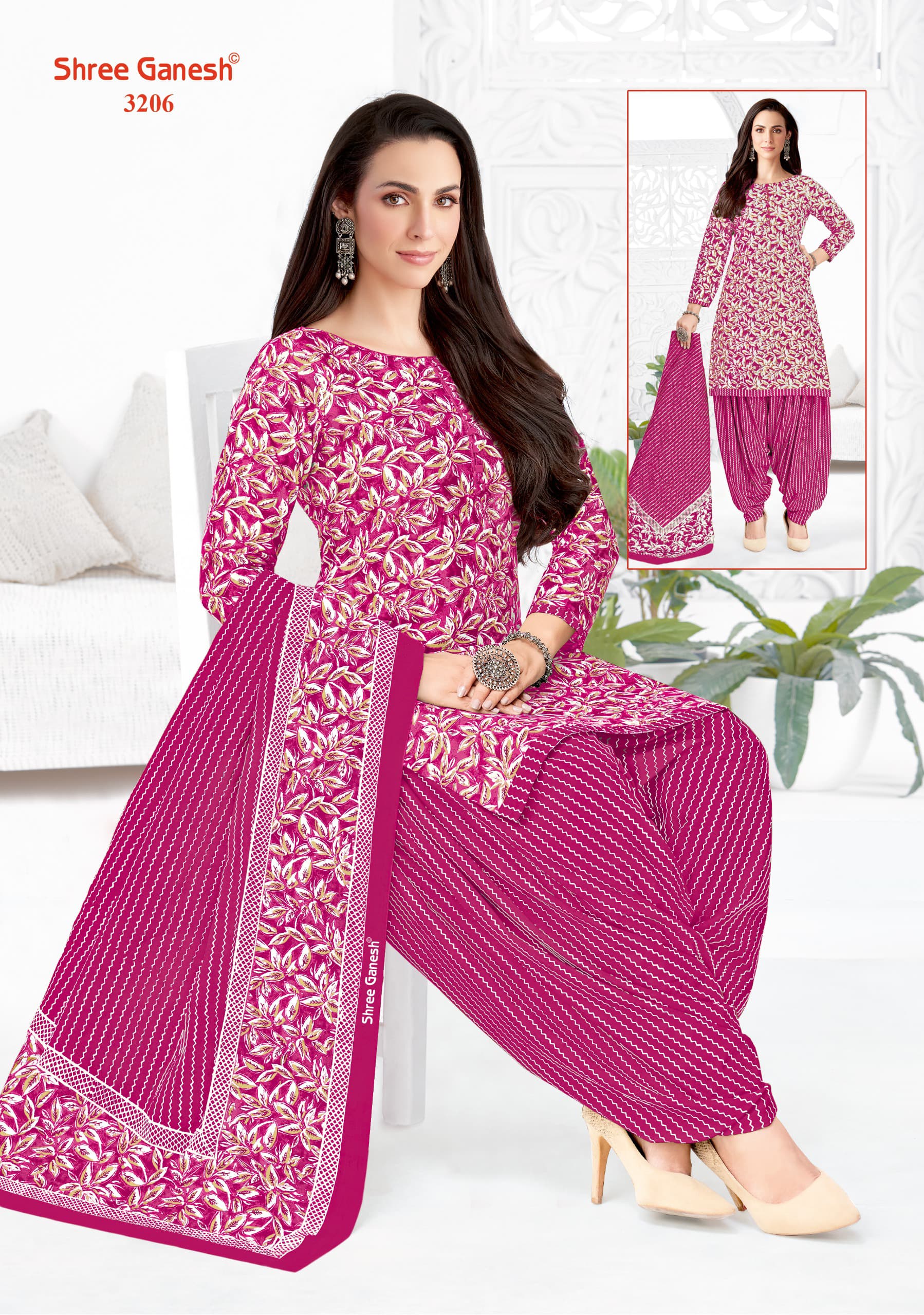 SHREE GANESH HANSIKA SPECIAL VOL-2 WHOLESALE PURE COTTON PRINTED DRESS MATERIAL
