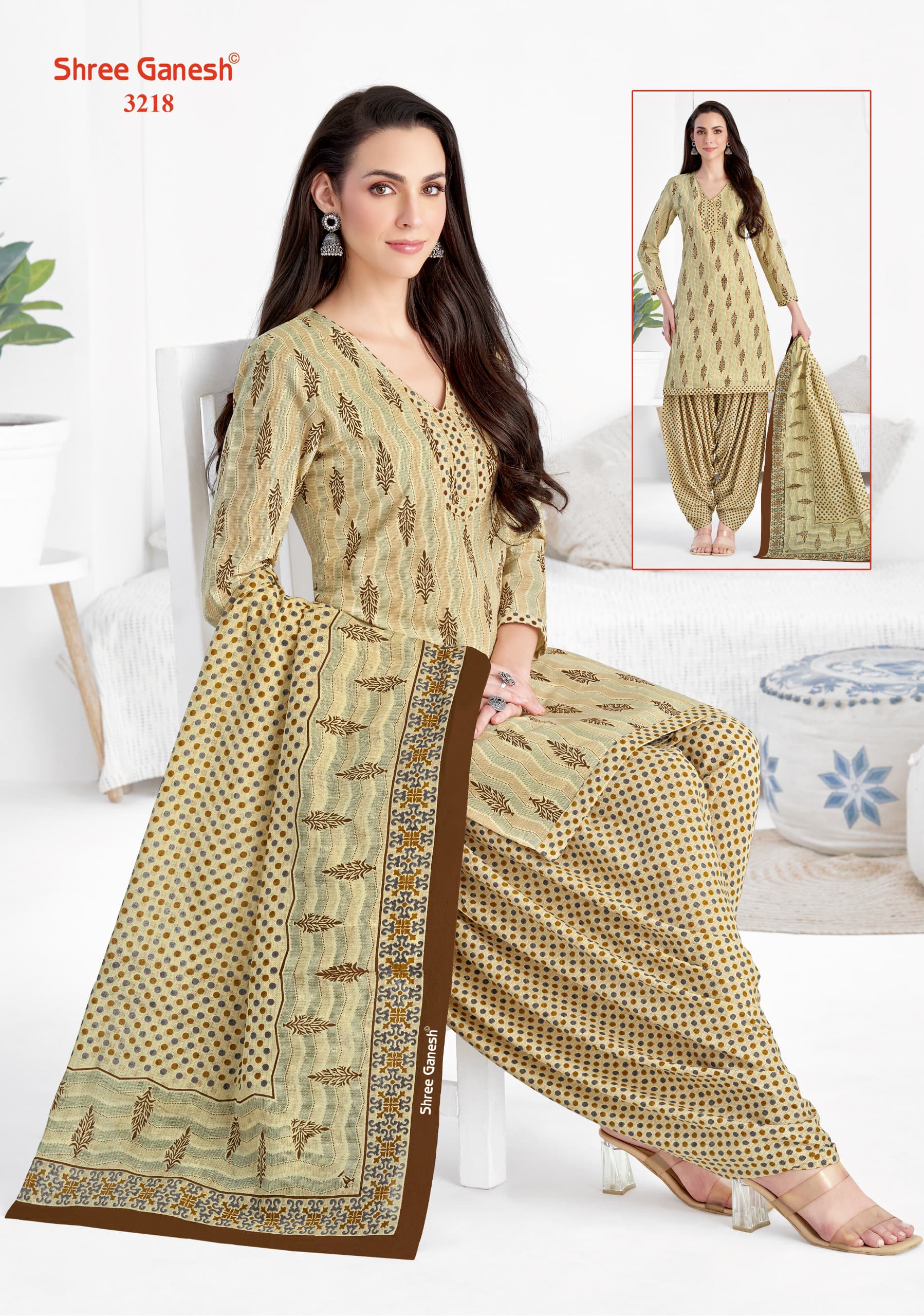 SHREE GANESH HANSIKA SPECIAL VOL-2 WHOLESALE PURE COTTON PRINTED DRESS MATERIAL