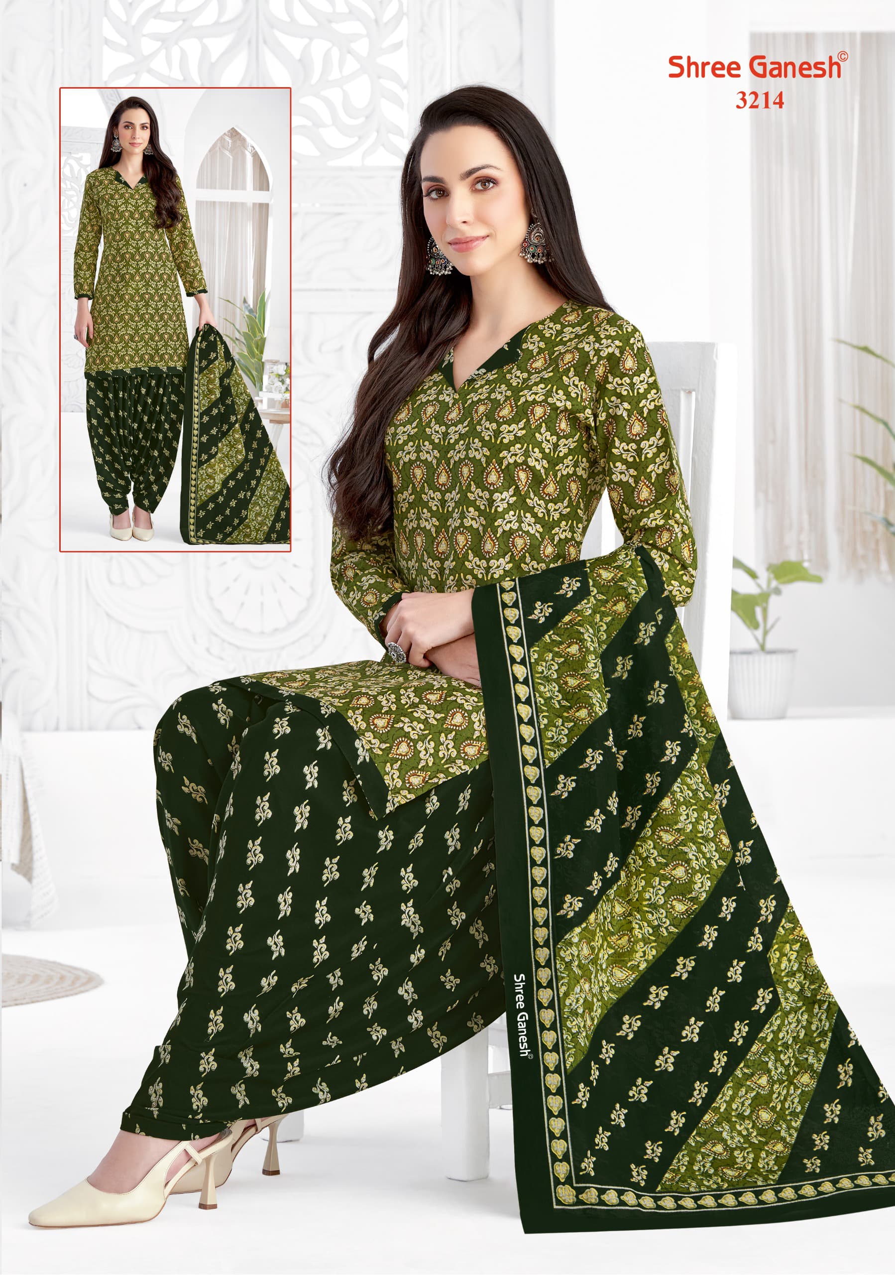 SHREE GANESH HANSIKA SPECIAL VOL-2 WHOLESALE PURE COTTON PRINTED DRESS MATERIAL