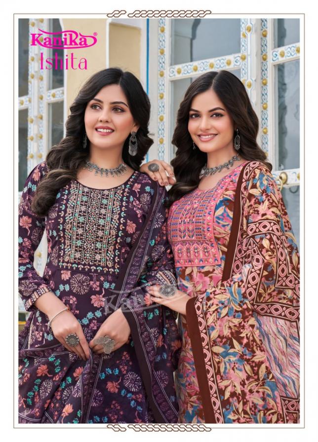 KAVYA KANIKA ISHITA VOL 2 COTTON READYMADE CASUAL SUIT FOR WOMENS