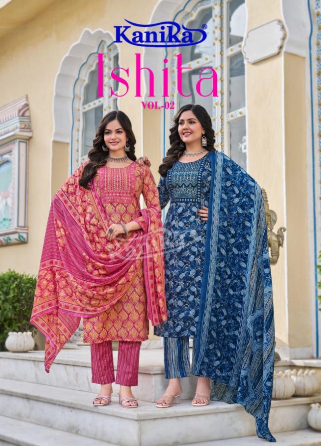 KAVYA KANIKA ISHITA VOL 2 COTTON READYMADE CASUAL SUIT FOR WOMENS