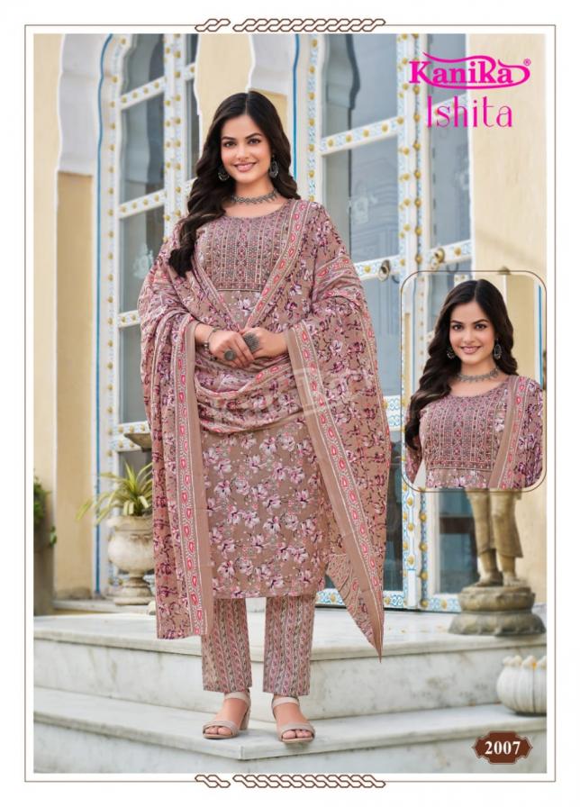 KAVYA KANIKA ISHITA VOL 2 COTTON READYMADE CASUAL SUIT FOR WOMENS