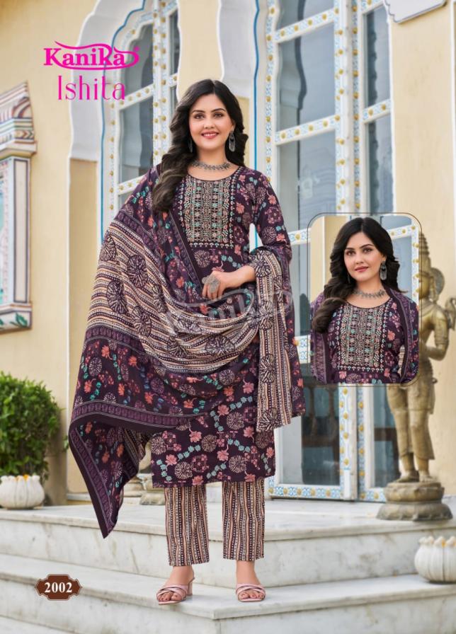KAVYA KANIKA ISHITA VOL 2 COTTON READYMADE CASUAL SUIT FOR WOMENS
