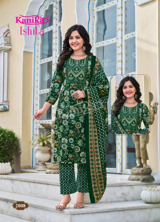 KAVYA KANIKA ISHITA VOL 2 COTTON READYMADE CASUAL SUIT FOR WOMENS