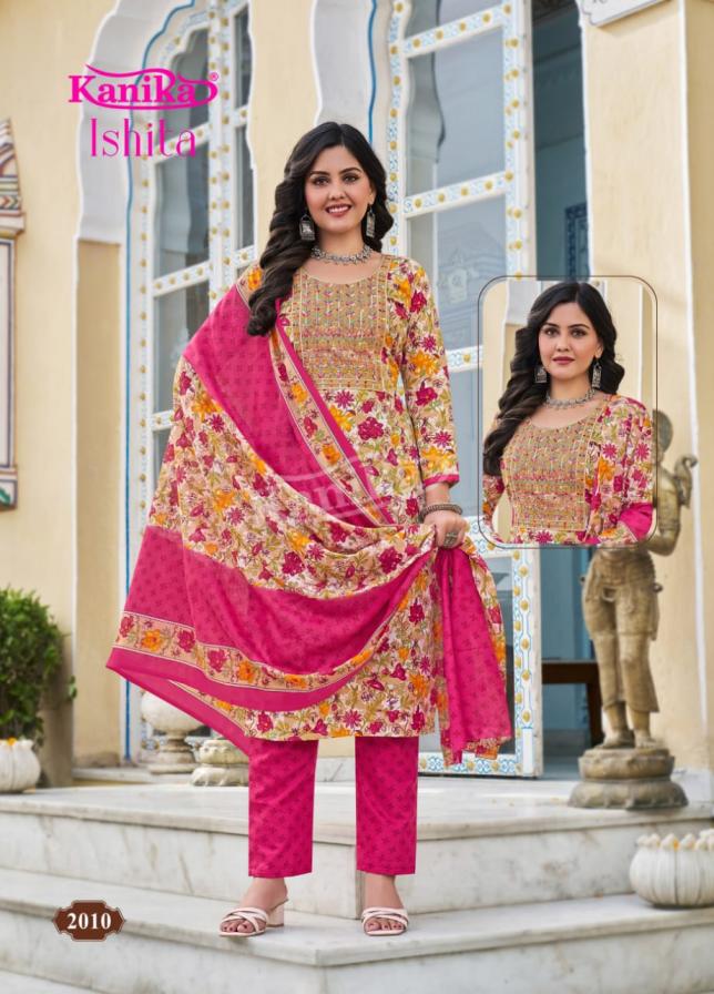 KAVYA KANIKA ISHITA VOL 2 COTTON READYMADE CASUAL SUIT FOR WOMENS