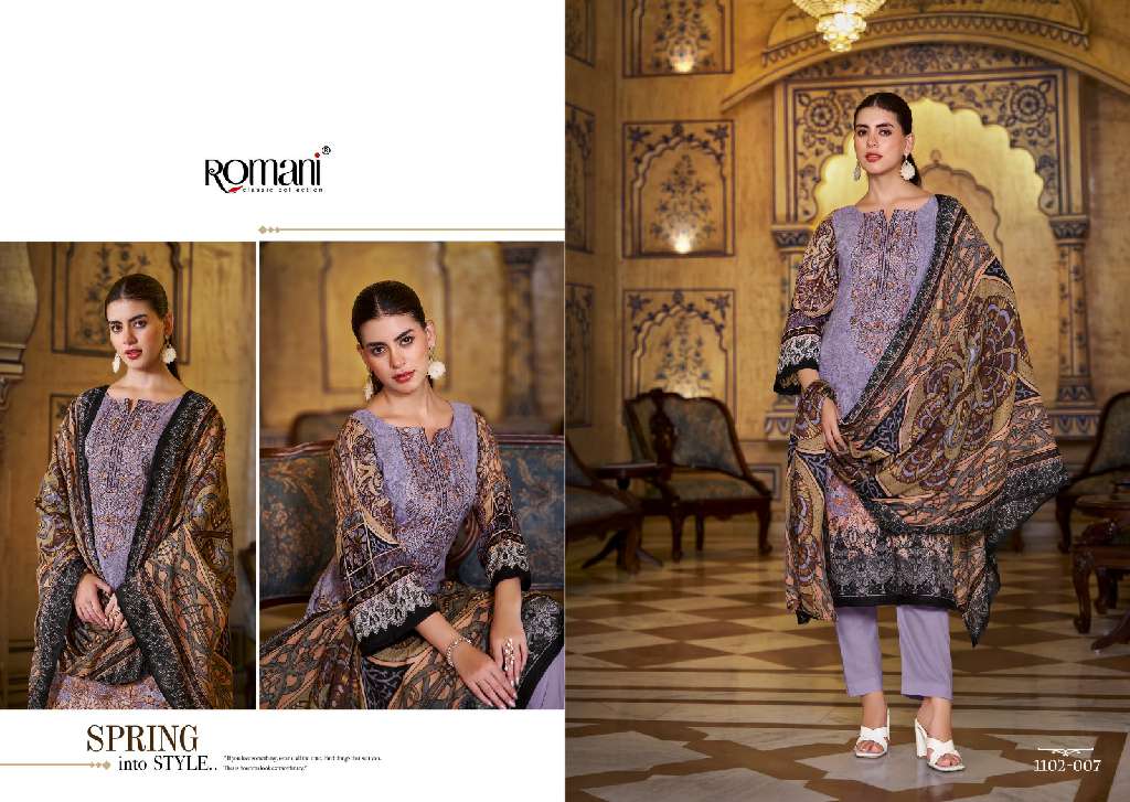 ROMANI PRESENTS AARZU VOL 18 HIT DESIGN SOFT COTTON PAKISTANI ETHNIC SALWAR SUIT