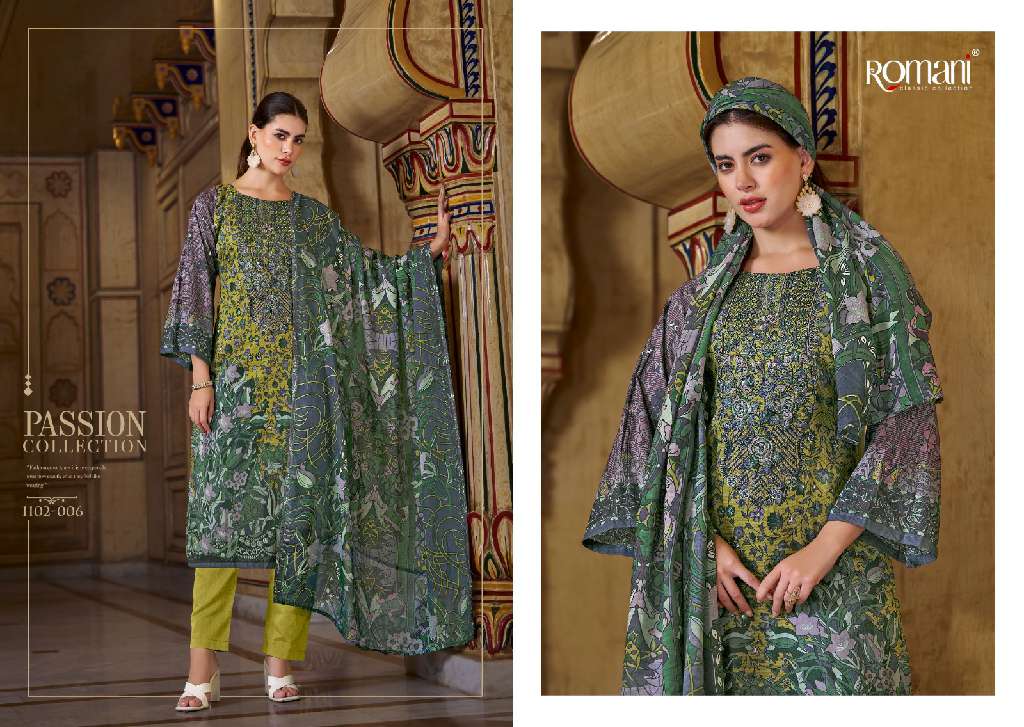 ROMANI PRESENTS AARZU VOL 18 HIT DESIGN SOFT COTTON PAKISTANI ETHNIC SALWAR SUIT