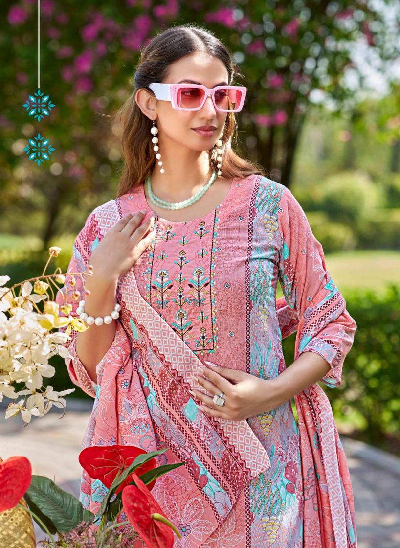 RANGMAYA FASHION COTTON BLOOM READYMADE CLASSIC SUIT FOR WOMENS