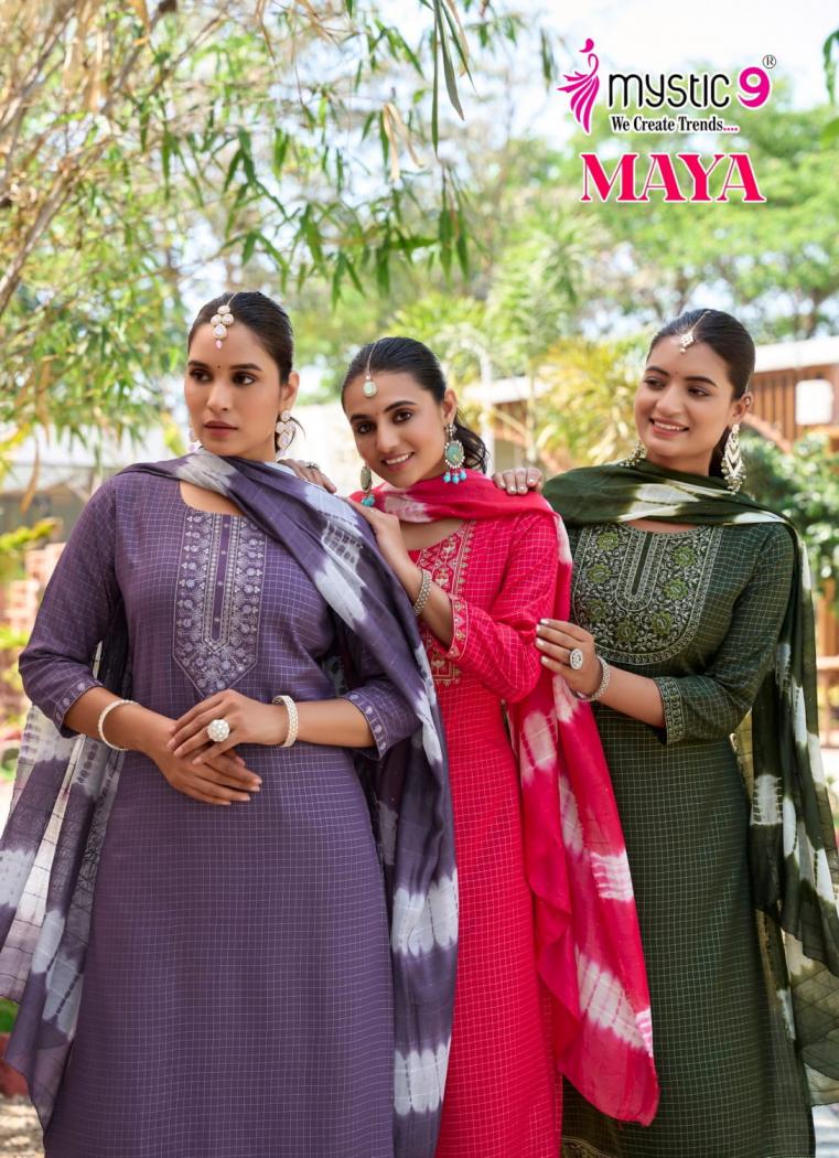 MYSTIC 9 LAUNCH MAYA VOL 2 READYMADE ELEGANT STYLE SUIT FOR WOMENS
