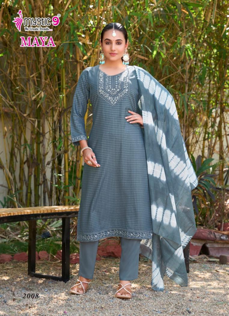 MYSTIC 9 LAUNCH MAYA VOL 2 READYMADE ELEGANT STYLE SUIT FOR WOMENS