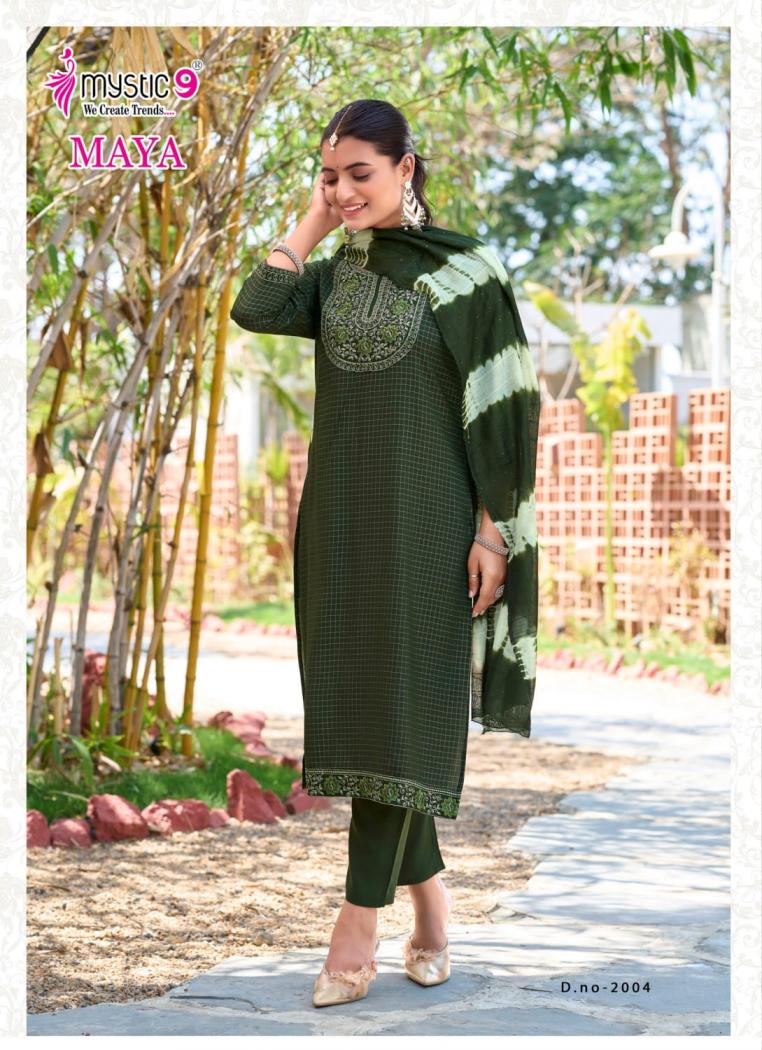 MYSTIC 9 LAUNCH MAYA VOL 2 READYMADE ELEGANT STYLE SUIT FOR WOMENS