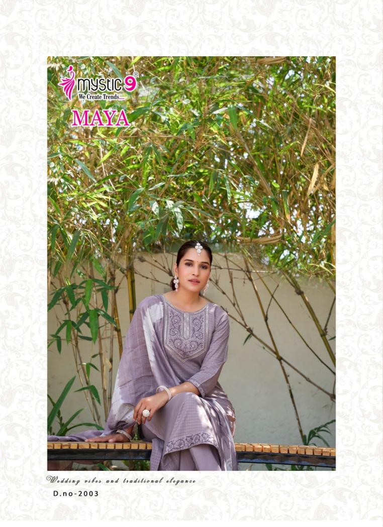 MYSTIC 9 LAUNCH MAYA VOL 2 READYMADE ELEGANT STYLE SUIT FOR WOMENS