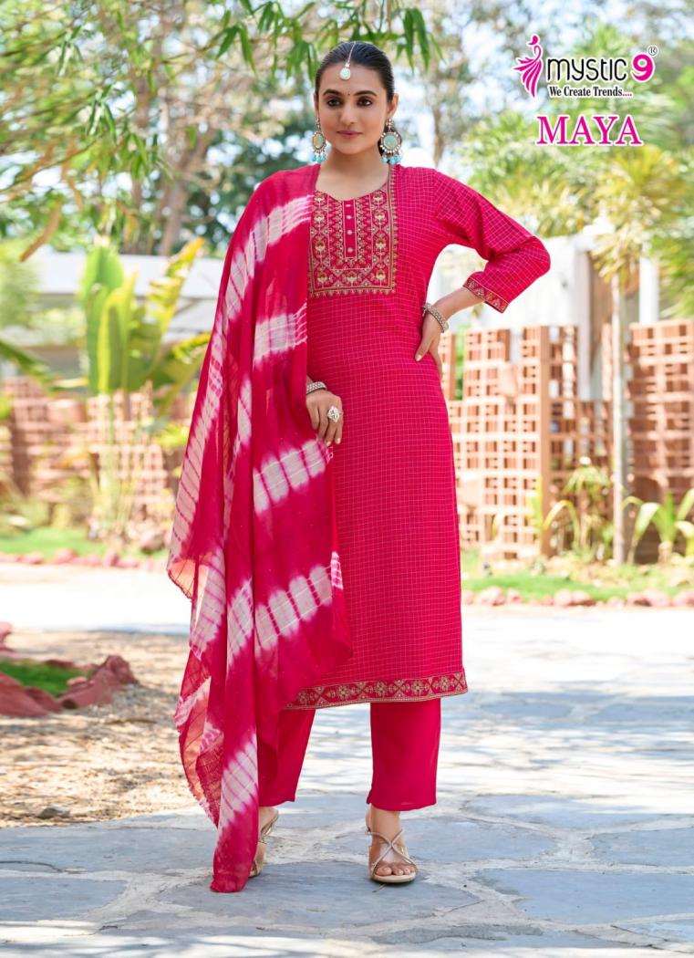 MYSTIC 9 LAUNCH MAYA VOL 2 READYMADE ELEGANT STYLE SUIT FOR WOMENS