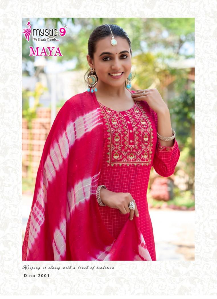 MYSTIC 9 LAUNCH MAYA VOL 2 READYMADE ELEGANT STYLE SUIT FOR WOMENS