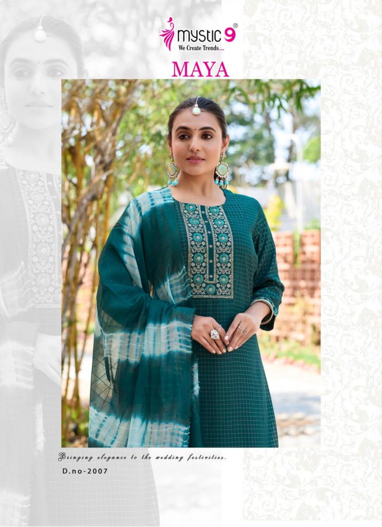 MYSTIC 9 LAUNCH MAYA VOL 2 READYMADE ELEGANT STYLE SUIT FOR WOMENS
