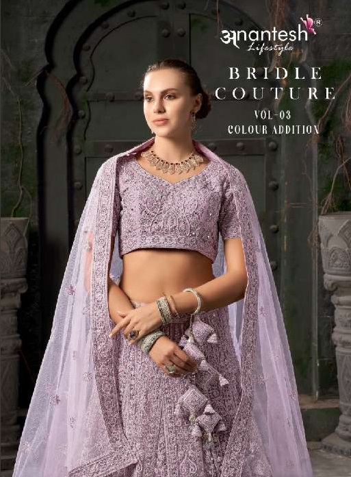 Anantesh Bridal Couture Vol-3 Colour Addition Wholesale Readymade Designer Lehenga Choli