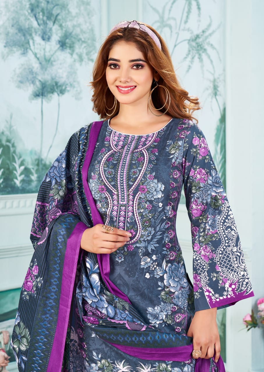 GANESHJI KARACHI KING VOL-1 WHOLESALE COTTON KARACHI PRINTED DRESS MATERIAL
