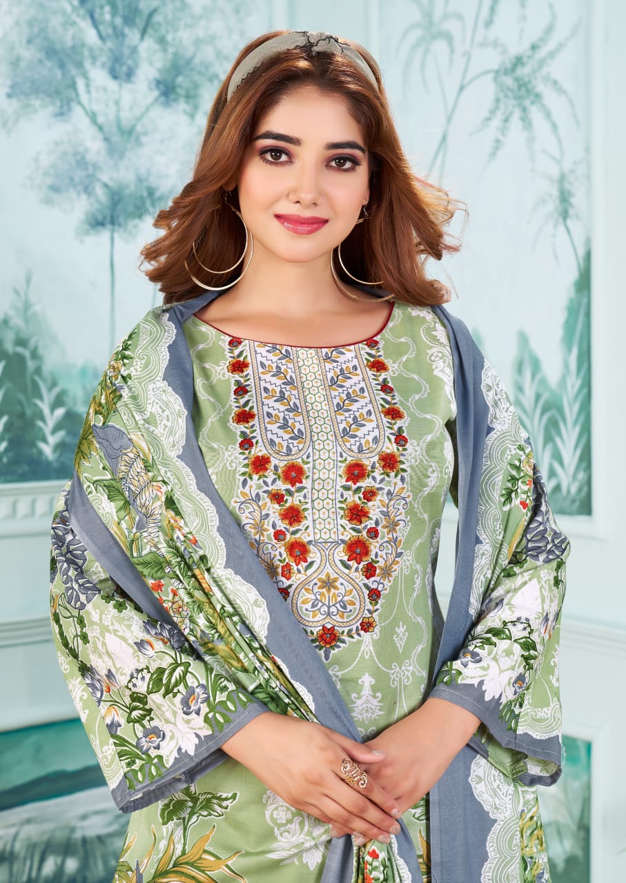 GANESHJI KARACHI KING VOL-1 WHOLESALE COTTON KARACHI PRINTED DRESS MATERIAL
