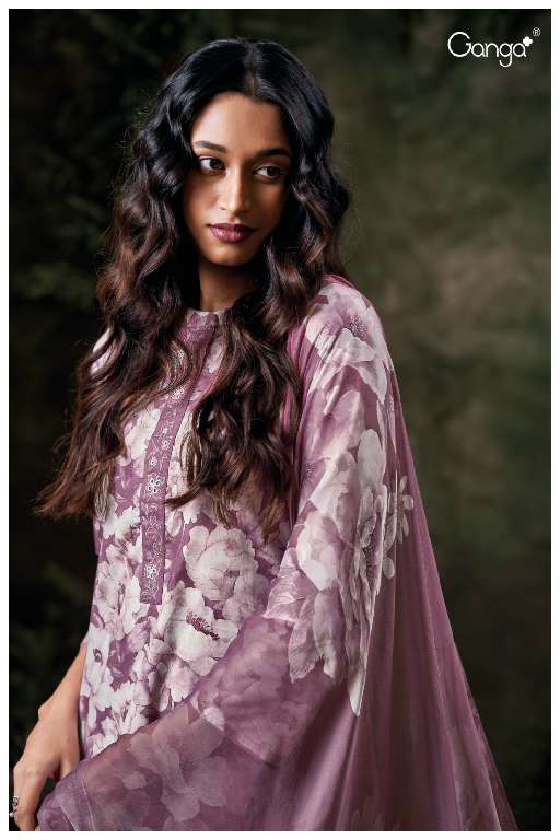 GANGA EMERA S3582 WHOLESALE PREMIUM COTTON PRINTED WITH EMBROIDERY WOK CLASSY SALWAR SUITS