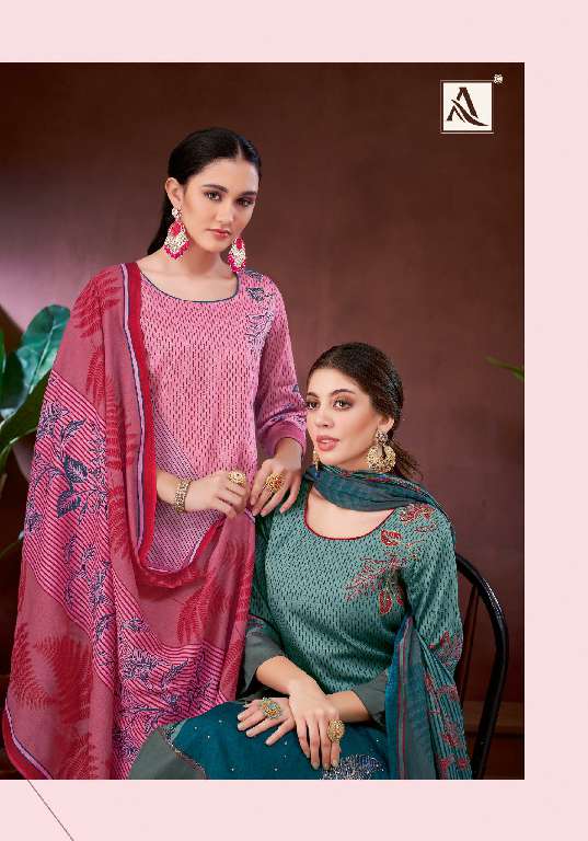 GALAXY BY ALOK WHOLESALE PURE ZAM COTTON FANCY PRINT WITH HAND WORK 3 PCS DRESS MATERIAL