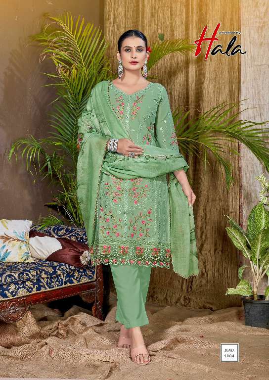 HALA TABEER VOL-23 WHOLESALE PURE CAMBRIC LAWN PAKISTANI EMBROIDERY FANCY DRESS MATERIAL