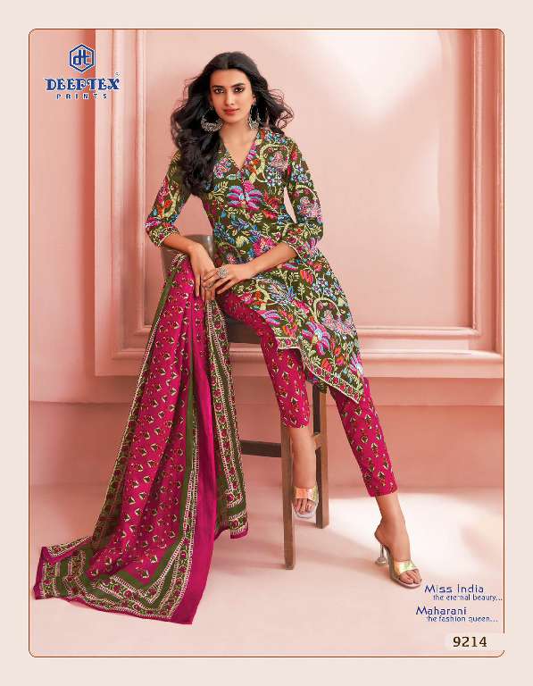 DEEPTEX PRINTS MISS INDIA VOL 92 SUMMER SPECIAL COTTON UNSTITCH SALWAR KAMEEZ COLLECTION