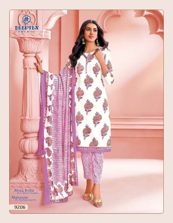 DEEPTEX PRINTS MISS INDIA VOL 92 SUMMER SPECIAL COTTON UNSTITCH SALWAR KAMEEZ COLLECTION