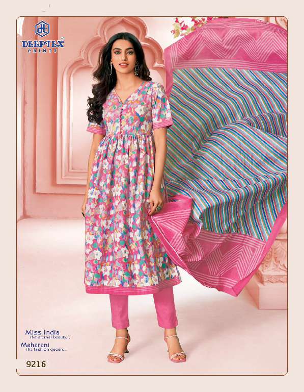 DEEPTEX PRINTS MISS INDIA VOL 92 SUMMER SPECIAL COTTON UNSTITCH SALWAR KAMEEZ COLLECTION