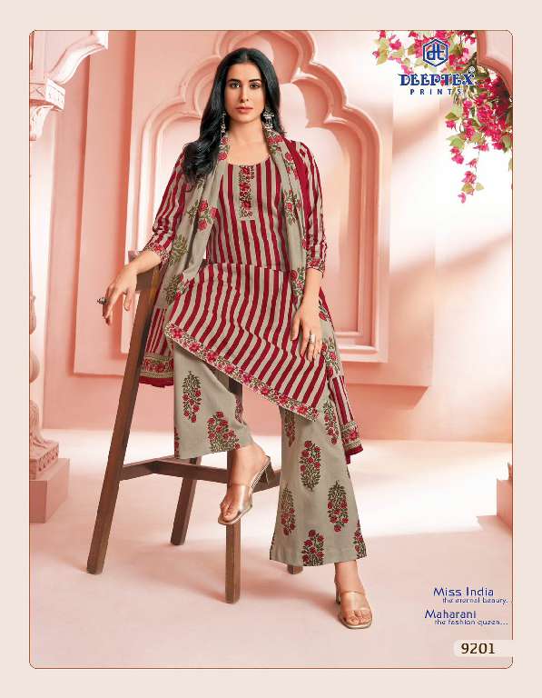 DEEPTEX PRINTS MISS INDIA VOL 92 SUMMER SPECIAL COTTON UNSTITCH SALWAR KAMEEZ COLLECTION