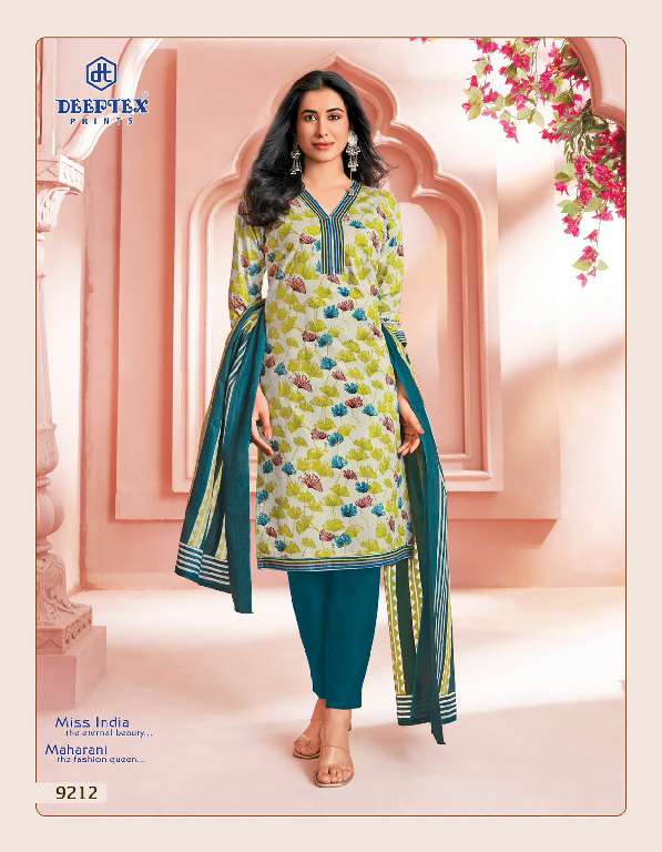 DEEPTEX PRINTS MISS INDIA VOL 92 SUMMER SPECIAL COTTON UNSTITCH SALWAR KAMEEZ COLLECTION