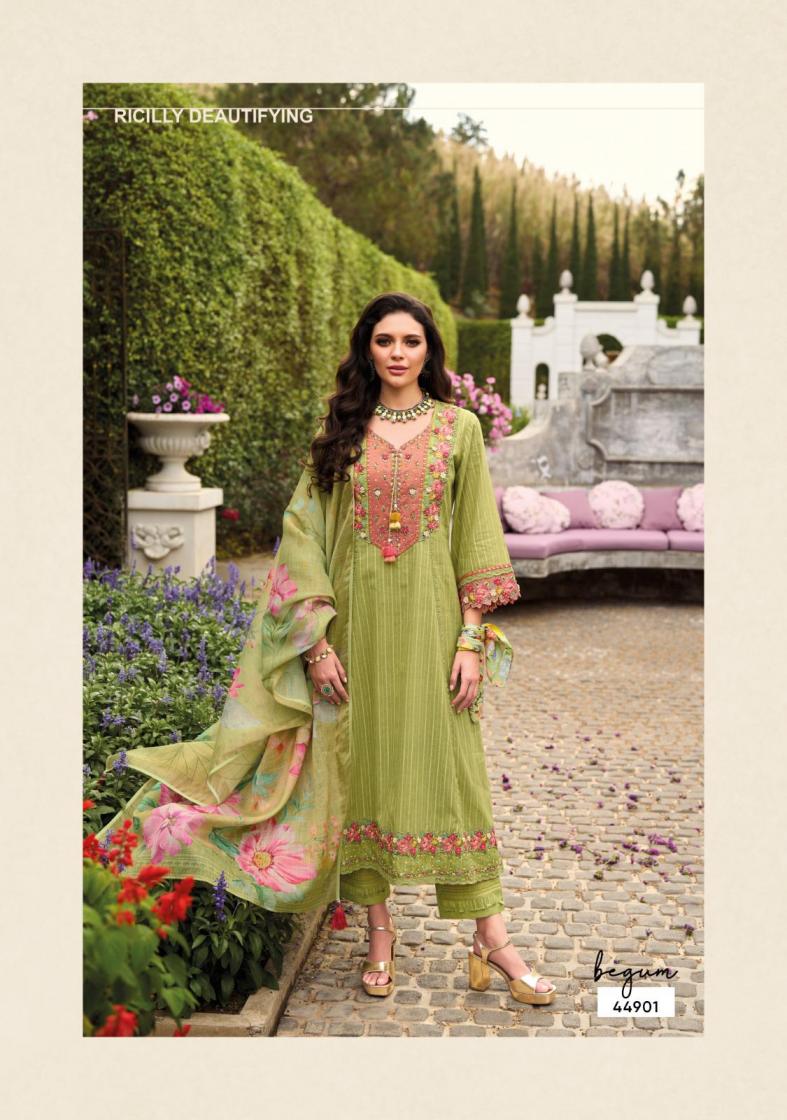BEGUM VOL 7 BY KAILEE FASHION COTTON A LINE STYLE READYMADE PREMIUM SUIT FOR WOMENS