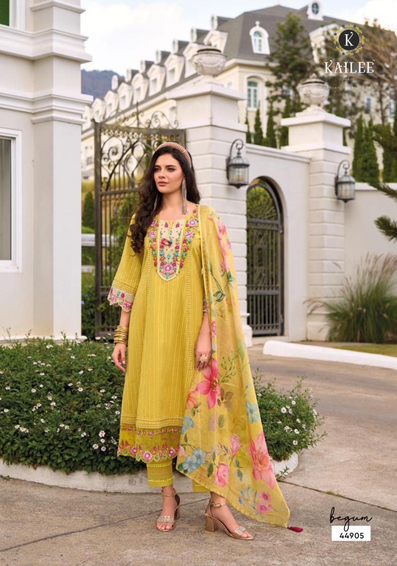 BEGUM VOL 7 BY KAILEE FASHION COTTON A LINE STYLE READYMADE PREMIUM SUIT FOR WOMENS
