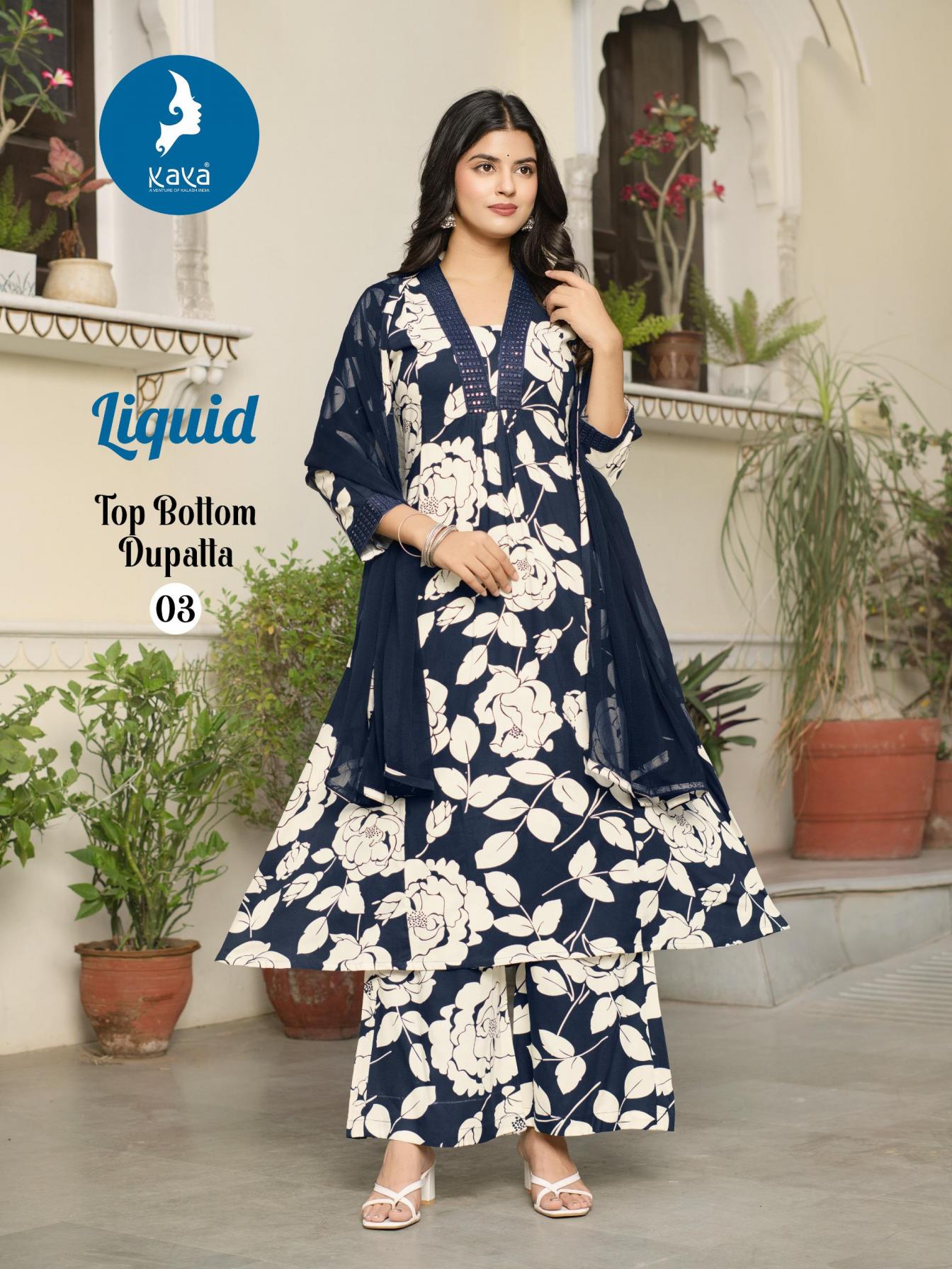 KAYA LAUNCH LIQUID RAYON READYMADE STYLISH BIG SIZE SALWAR KAMEEZ
